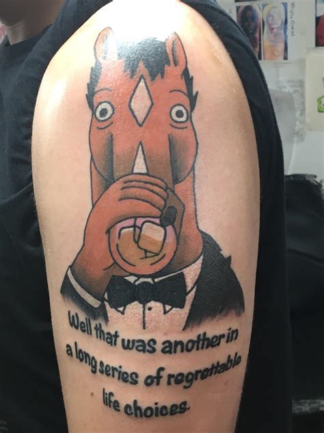 In the United States, it is currently more popular than Rebelde but. . Bojack horseman tattoos
